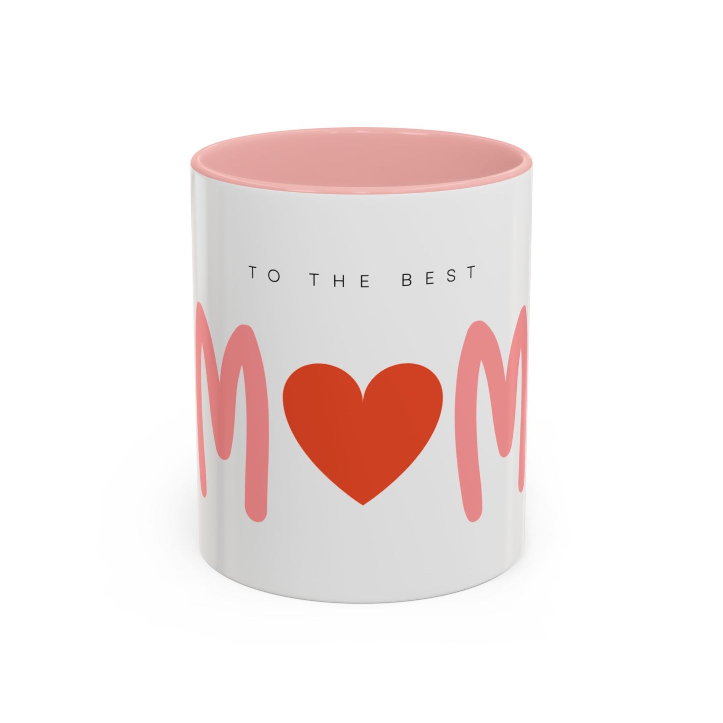 Mom Love Accent Coffee Mug - Perfect Gift for Mother's Day