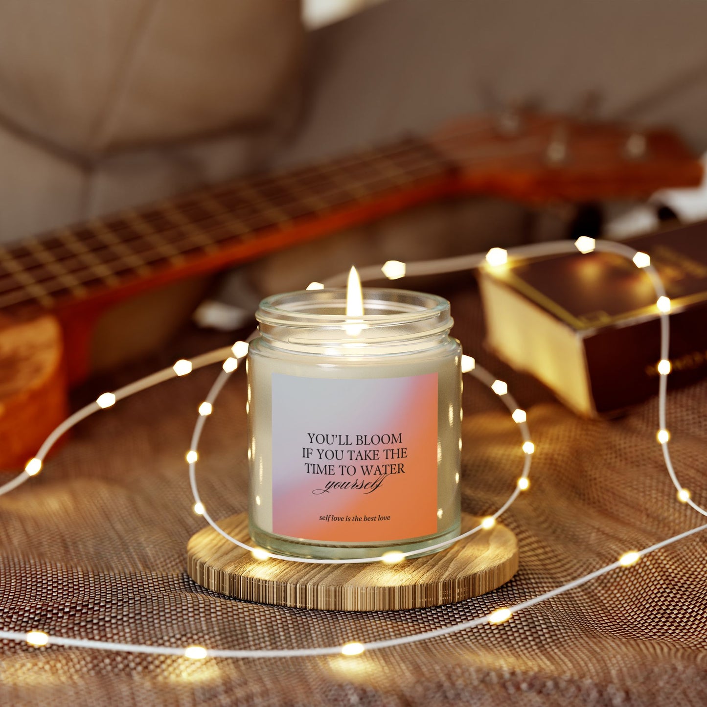 Scented Candles - Self Love Collection - Coconut Apricot Wax (4oz, 9oz)