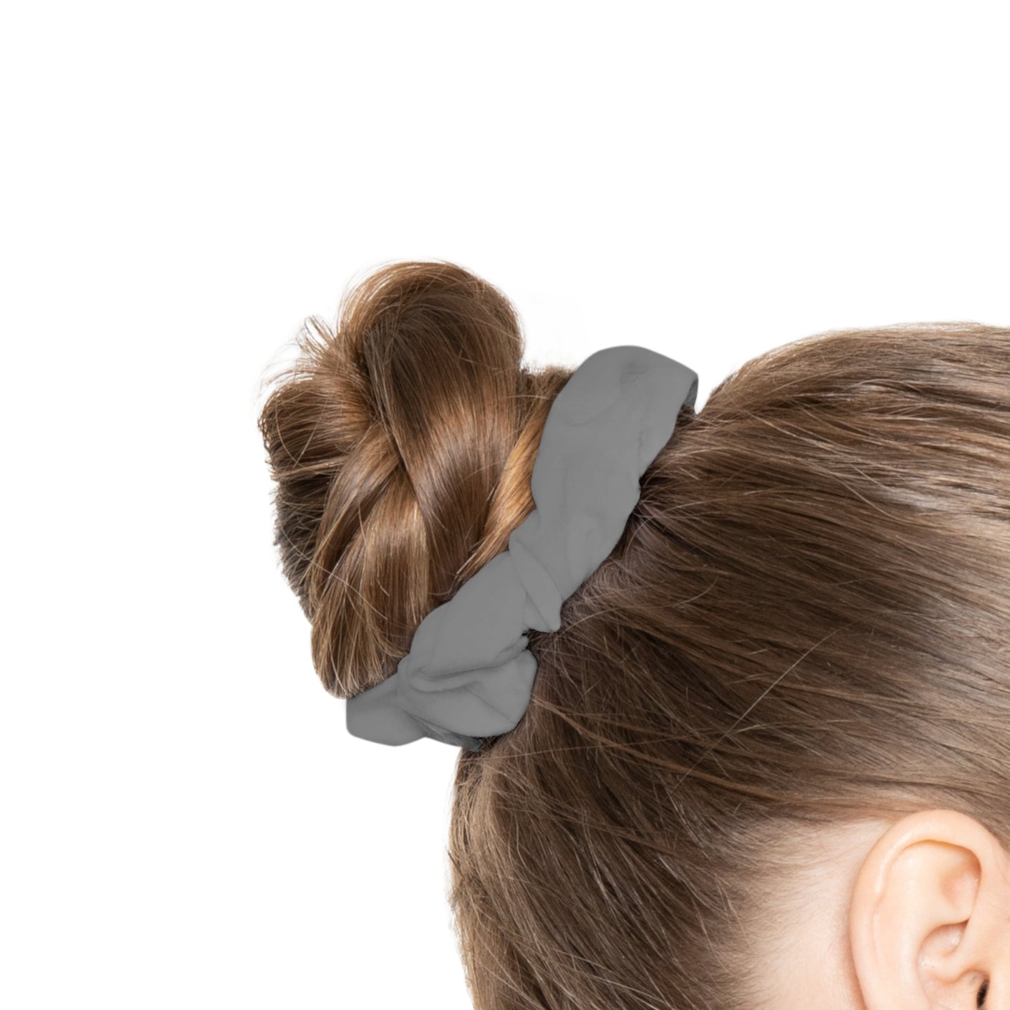 Stylish Gray Scrunchie | Trendy Hair Accessory for Everyday & Special Occasions