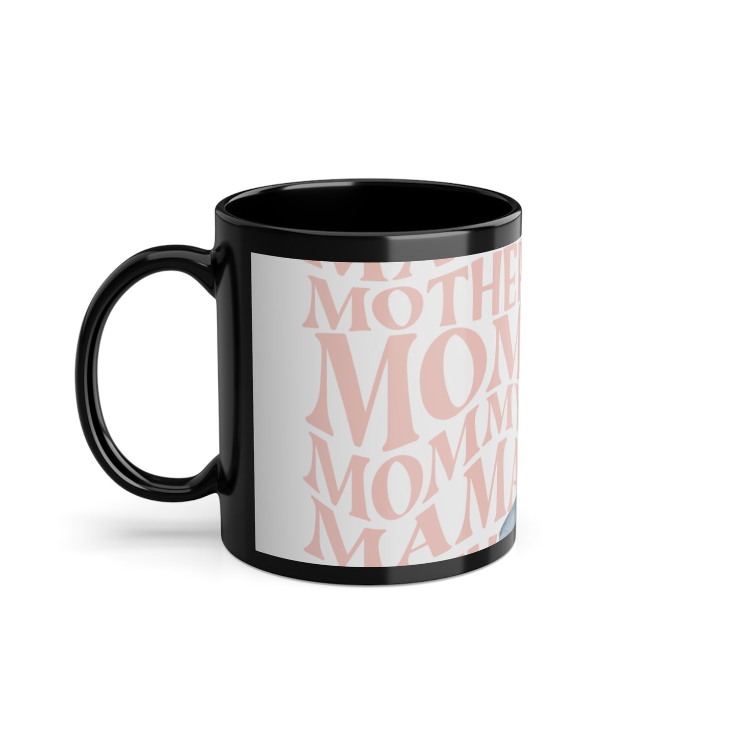 Mommy & Me Coffee Mug - 11oz Black Ceramic Cup for Mother's Day