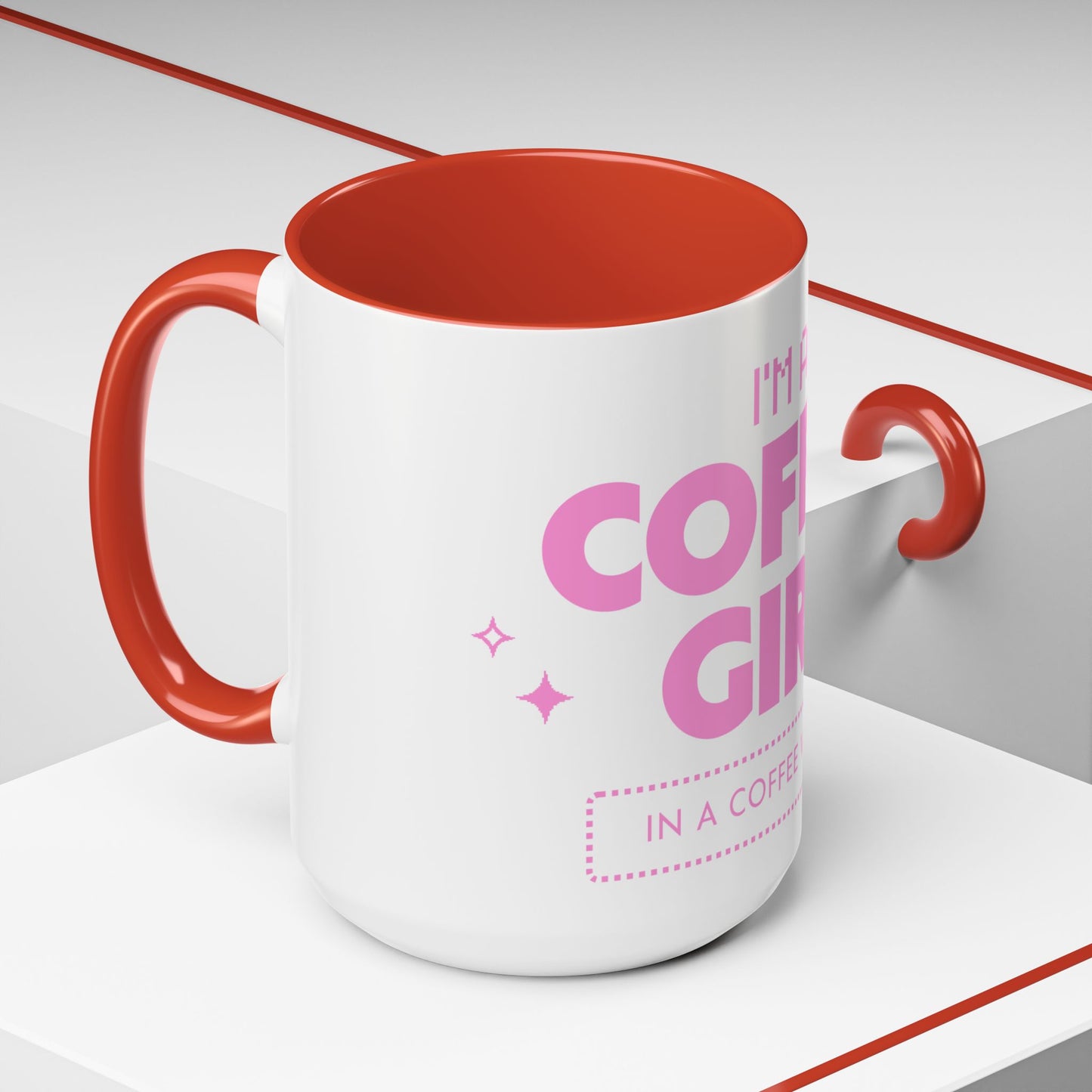 I'm a Coffee Girl Accent Mug – Perfect Gift for Coffee Lovers
