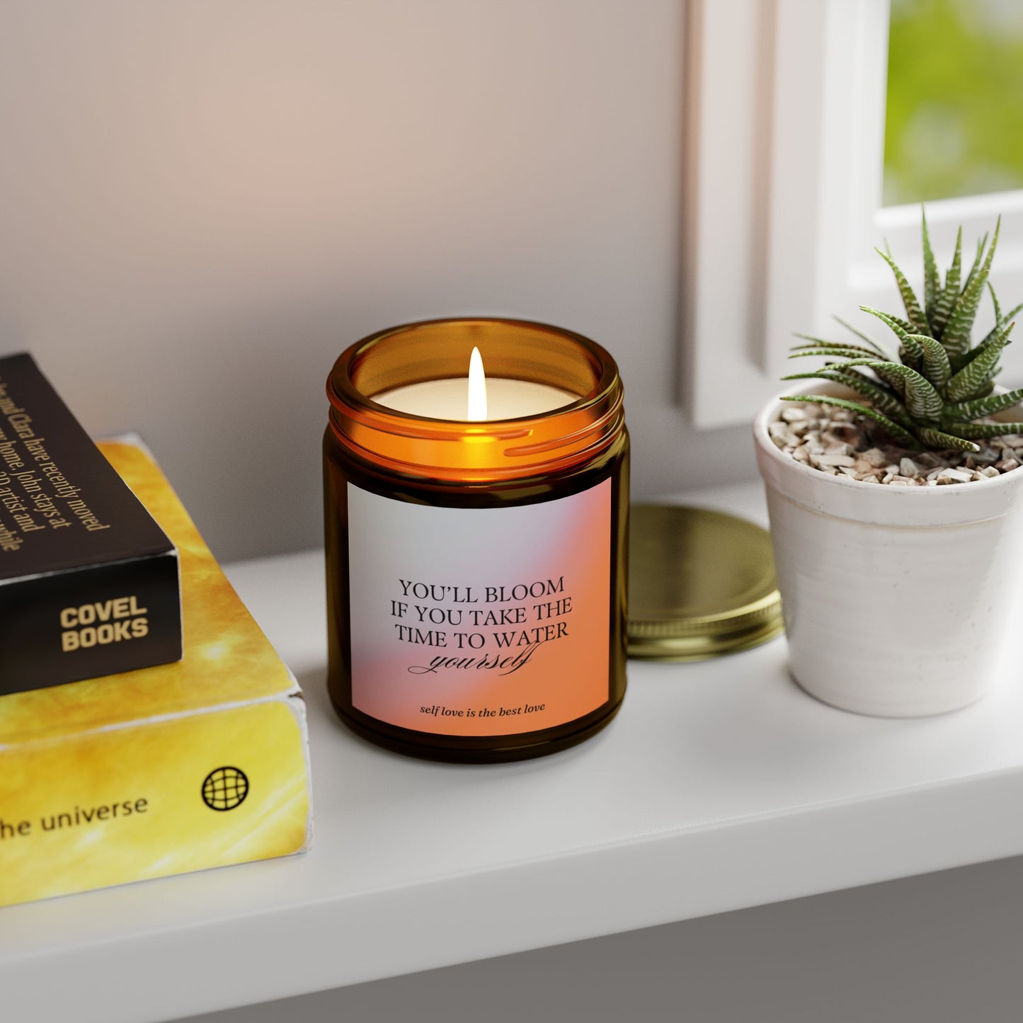 Scented Candles - Self Love Collection - Coconut Apricot Wax (4oz, 9oz)