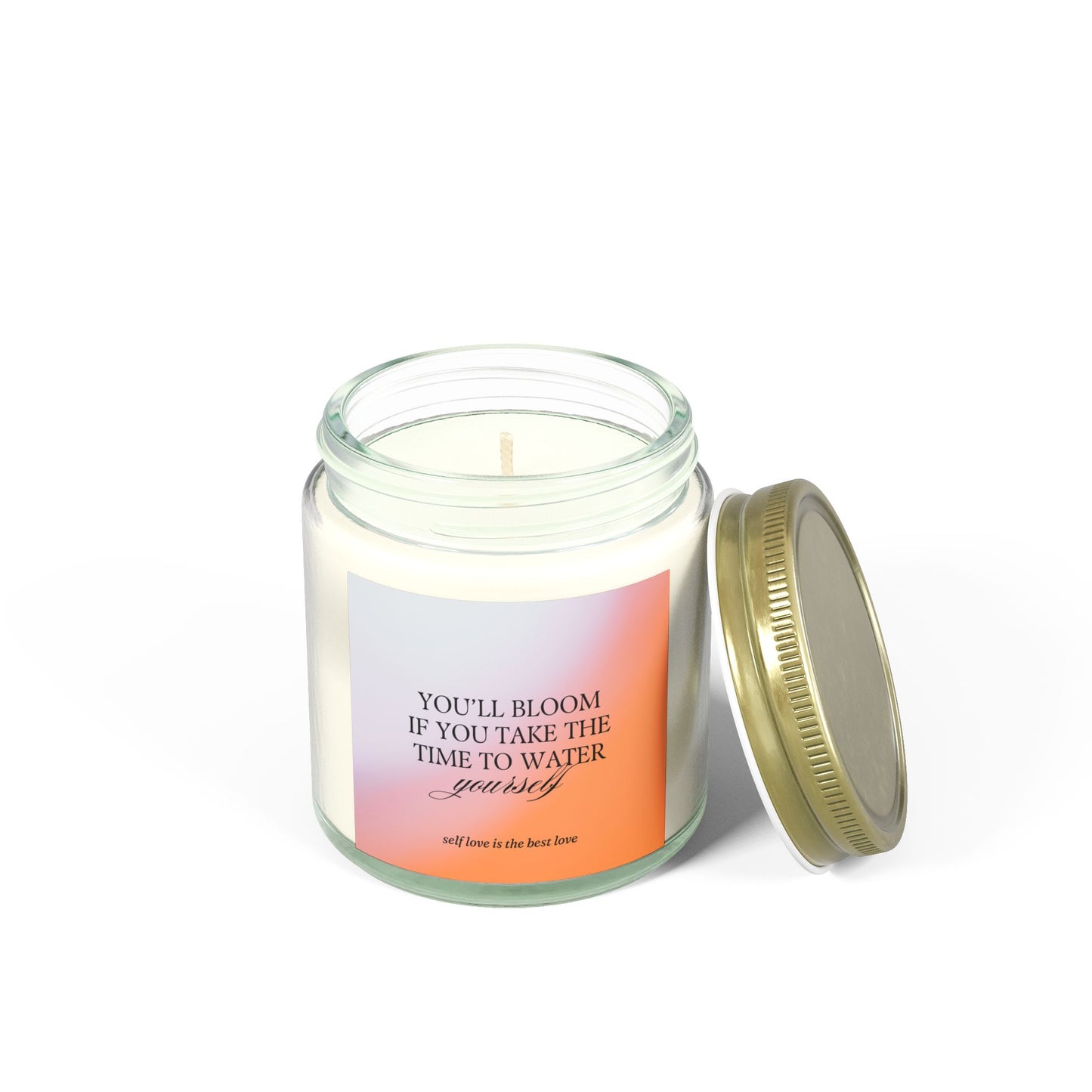 Scented Candles - Self Love Collection - Coconut Apricot Wax (4oz, 9oz)