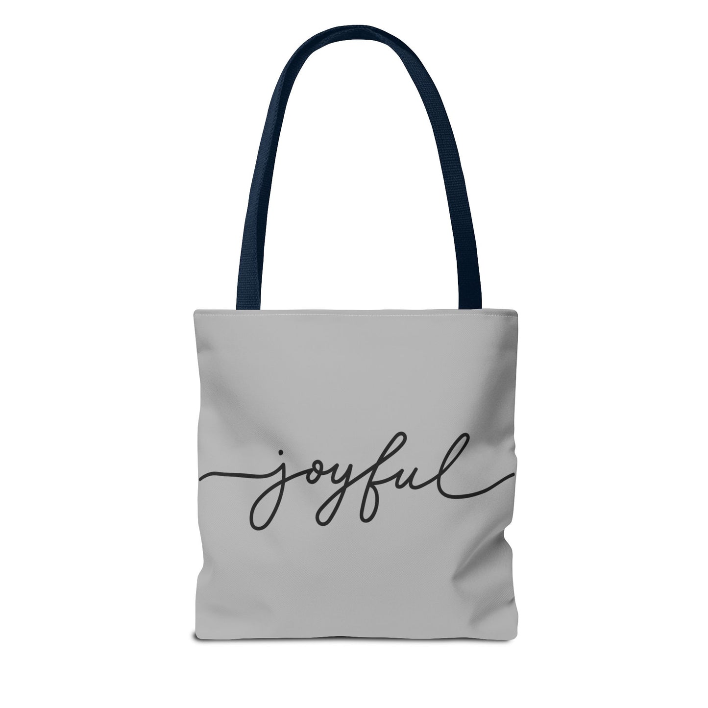 Joyful New Day Tote Bag - Inspirational Quote Carryall
