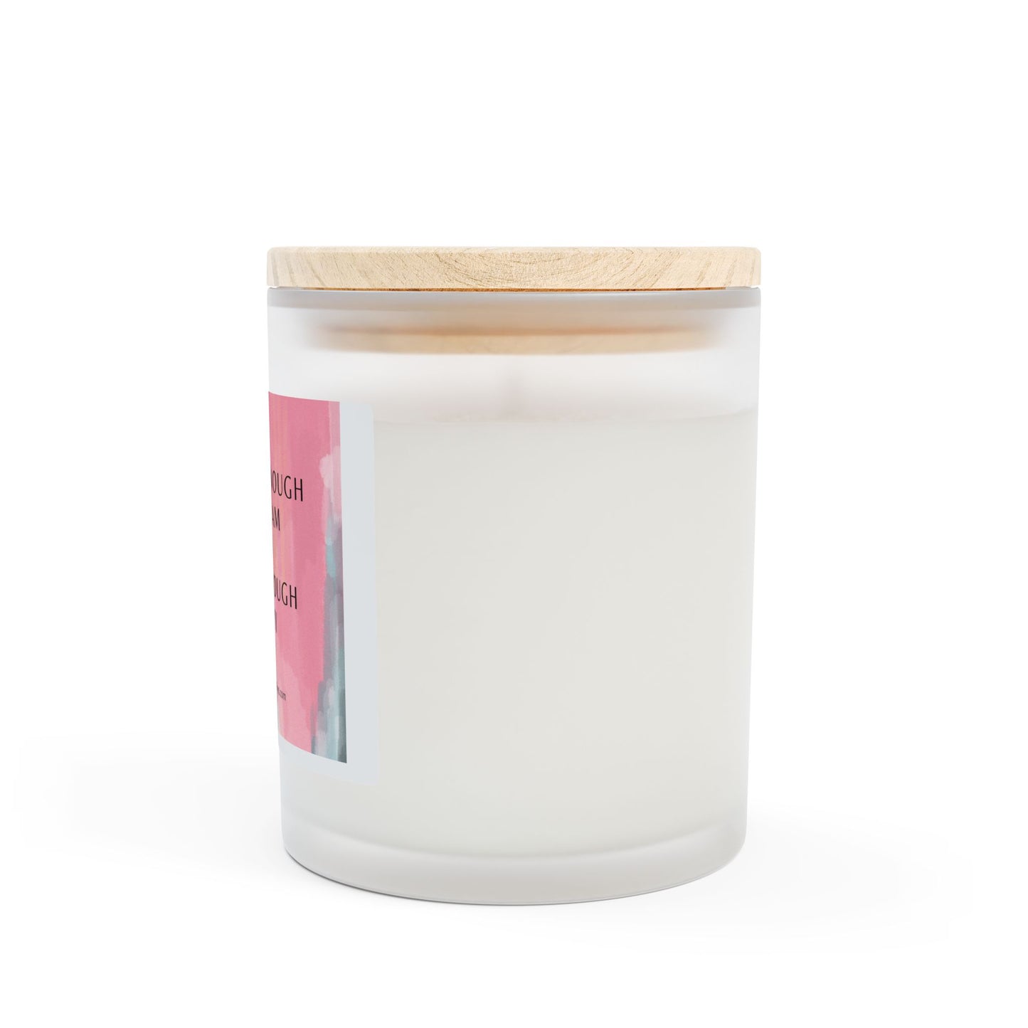 Inspirational Frosted Glass Candle - 11oz, 'Be Bold Enough to Dream'