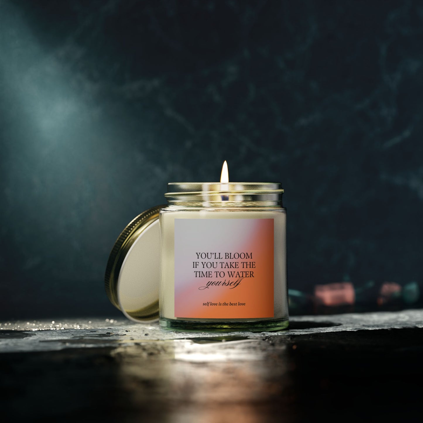 Scented Candles - Self Love Collection - Coconut Apricot Wax (4oz, 9oz)