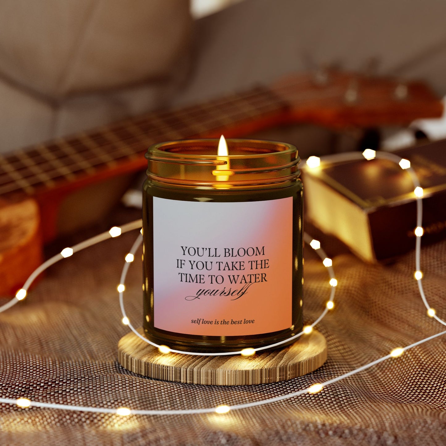 Scented Candles - Self Love Collection - Coconut Apricot Wax (4oz, 9oz)
