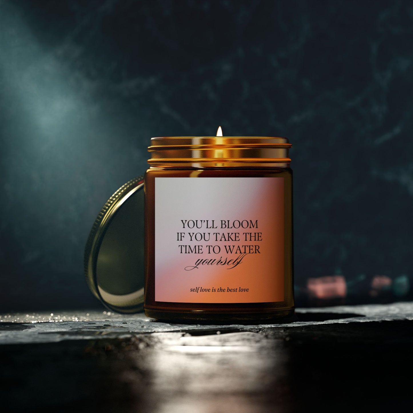 Scented Candles - Self Love Collection - Coconut Apricot Wax (4oz, 9oz)
