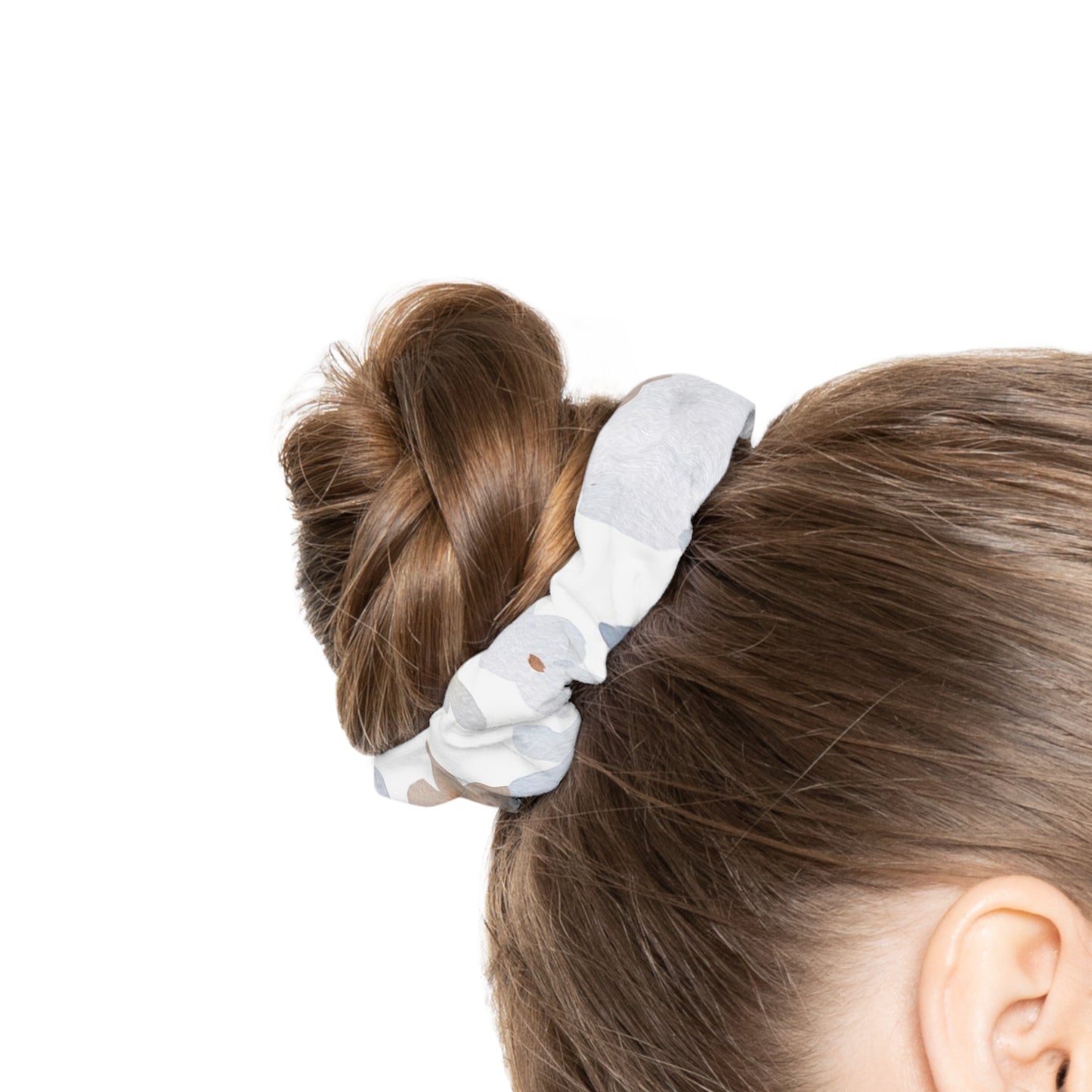 Floral Print Scrunchie - Stylish Hair Accessory for Everyday Wear