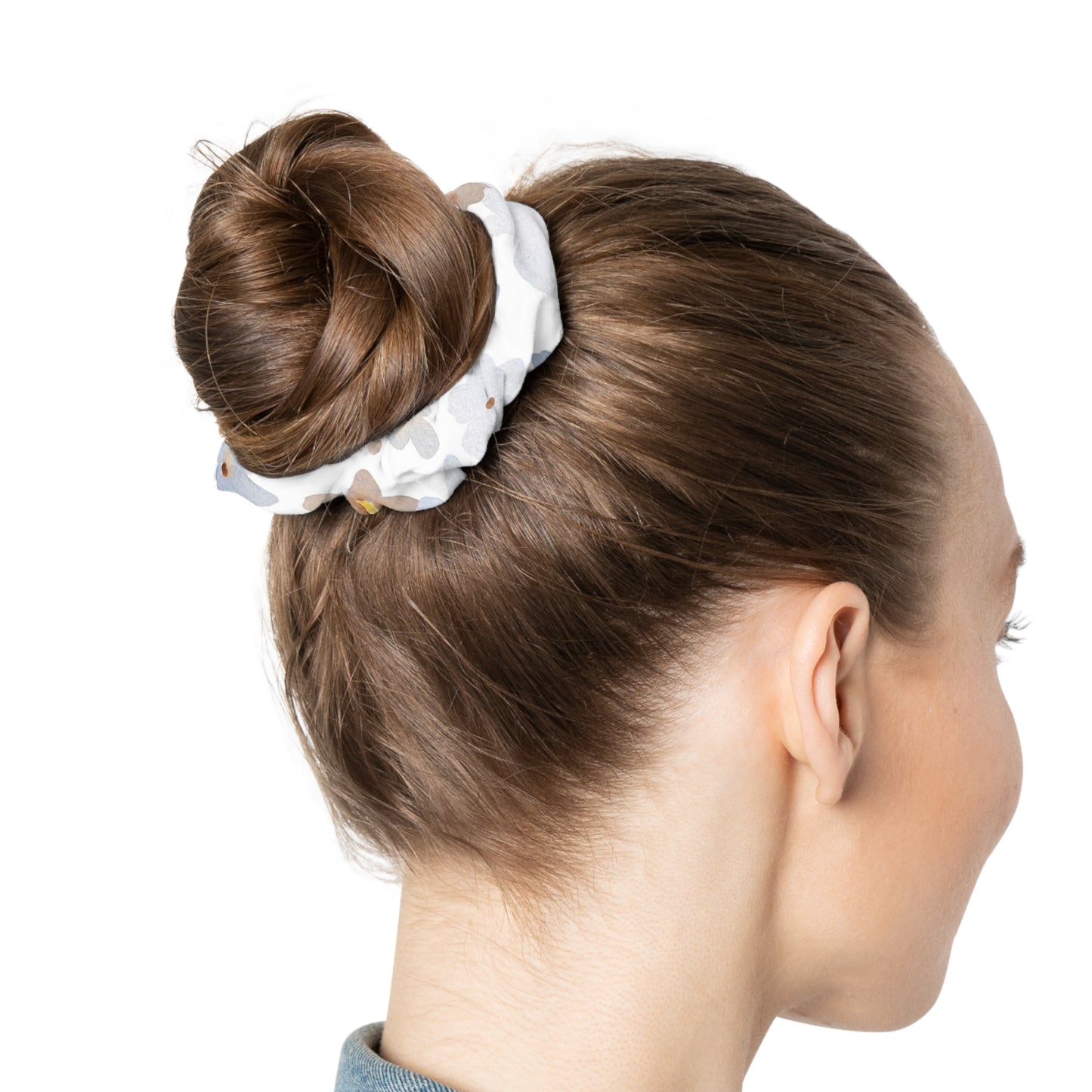 Floral Print Scrunchie - Stylish Hair Accessory for Everyday Wear