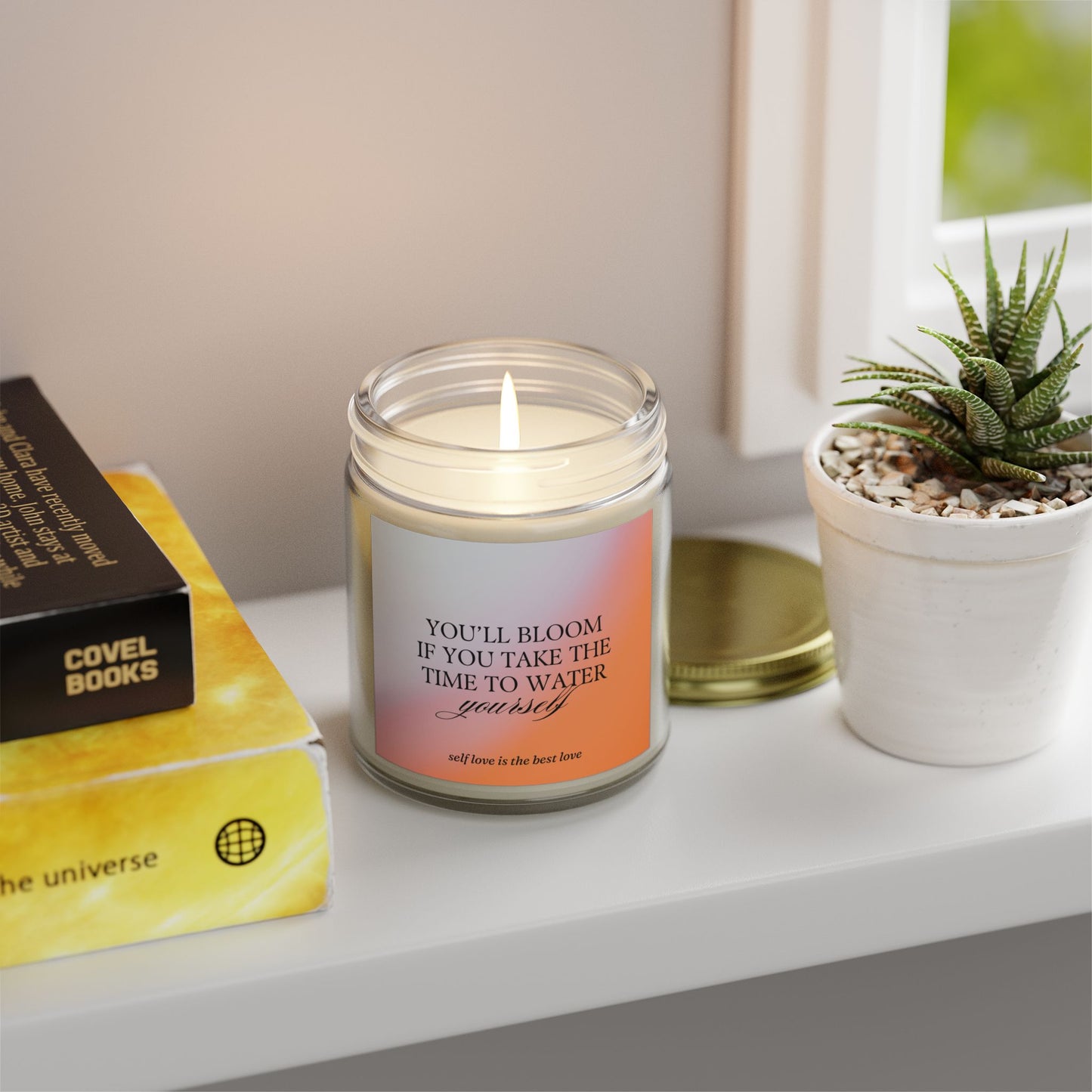 Scented Candles - Self Love Collection - Coconut Apricot Wax (4oz, 9oz)