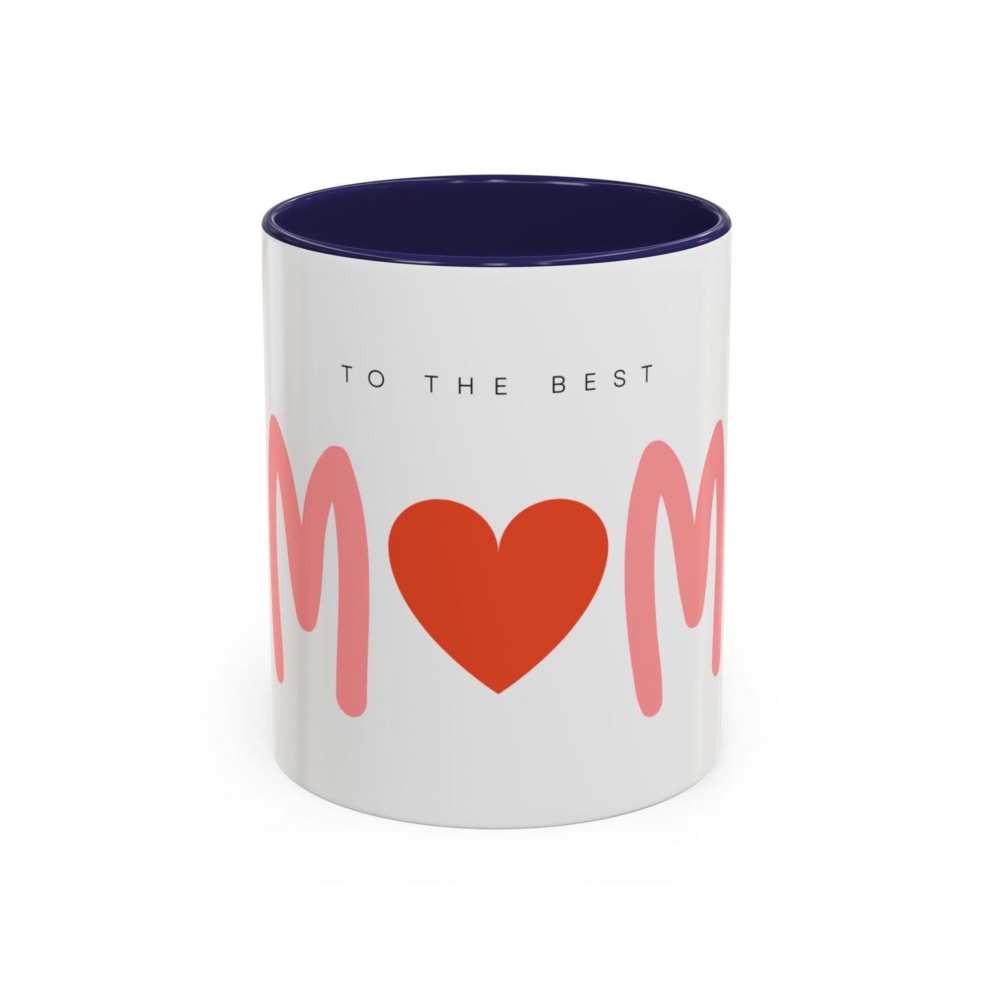 Mom Love Accent Coffee Mug - Perfect Gift for Mother's Day