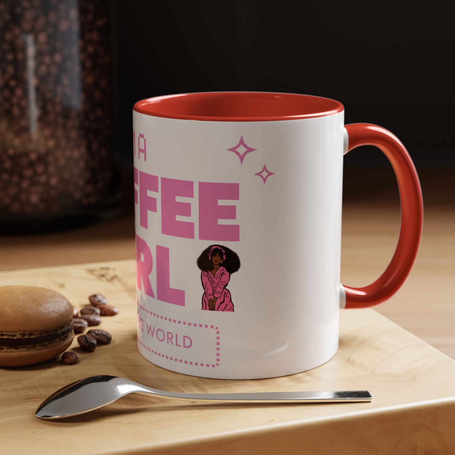 I'm a Coffee Girl Accent Mug – Perfect Gift for Coffee Lovers