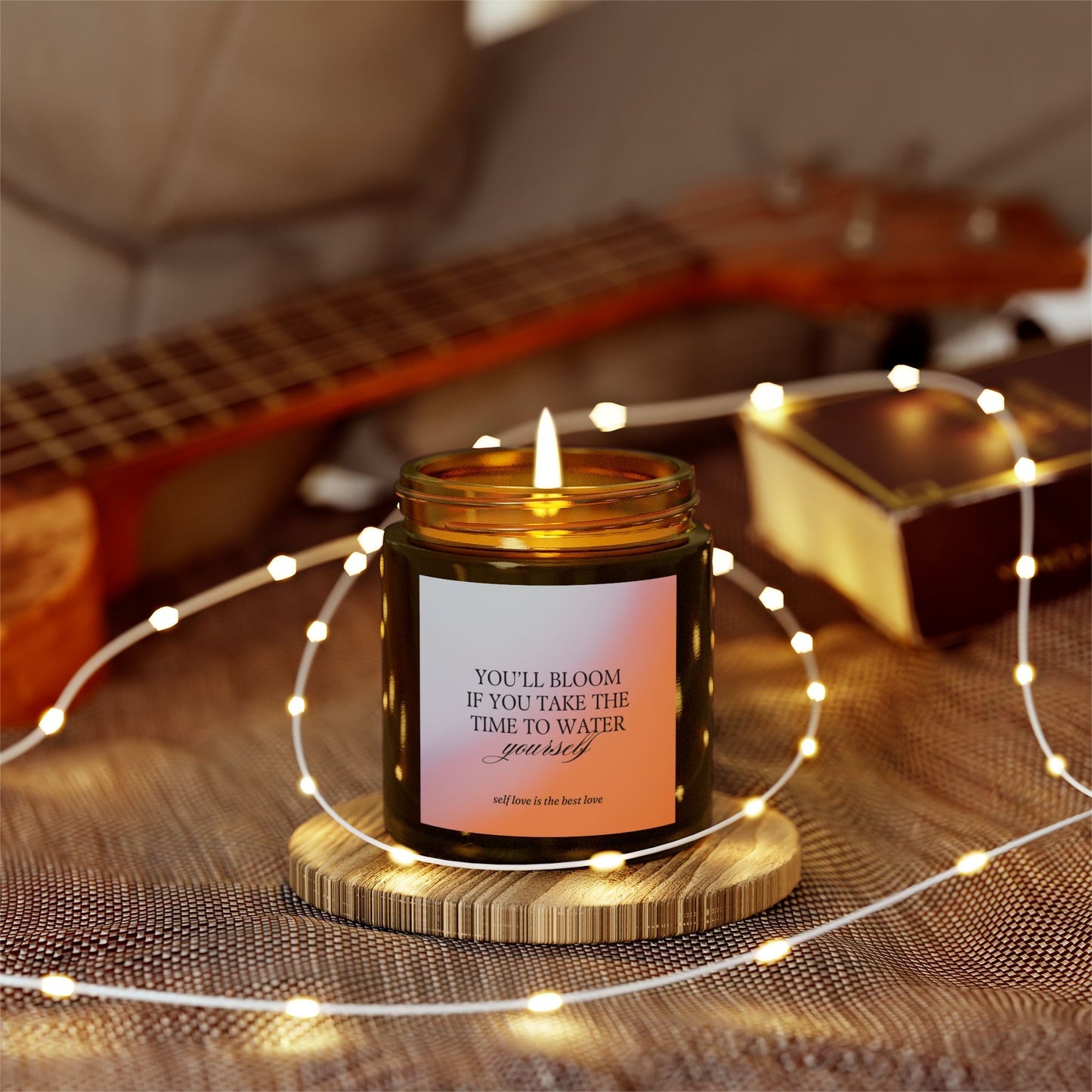 Scented Candles - Self Love Collection - Coconut Apricot Wax (4oz, 9oz)