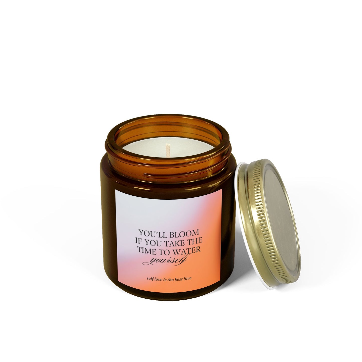 Scented Candles - Self Love Collection - Coconut Apricot Wax (4oz, 9oz)