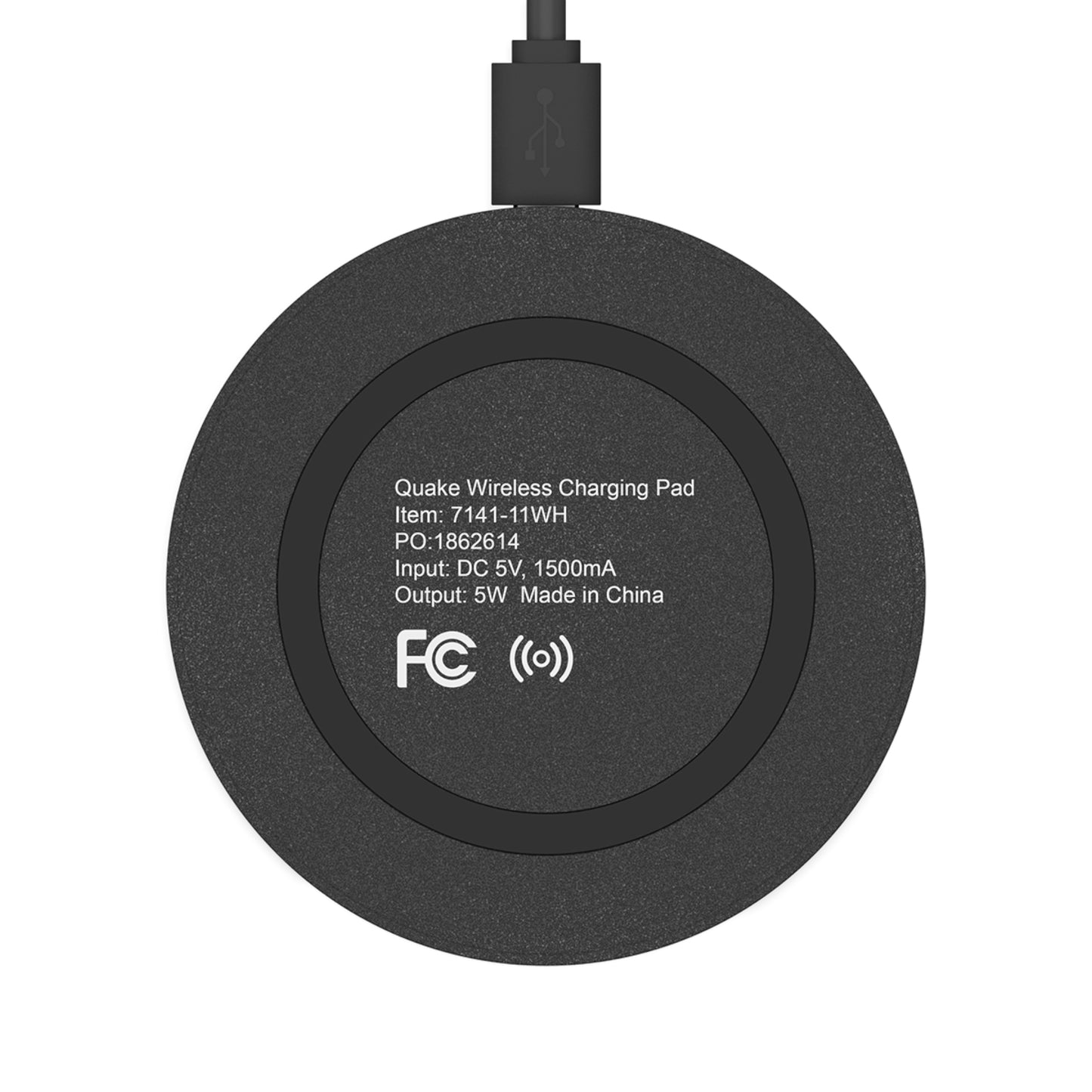 Quake Wireless Charging Pad - Stylish Fast Charger for Home & Office