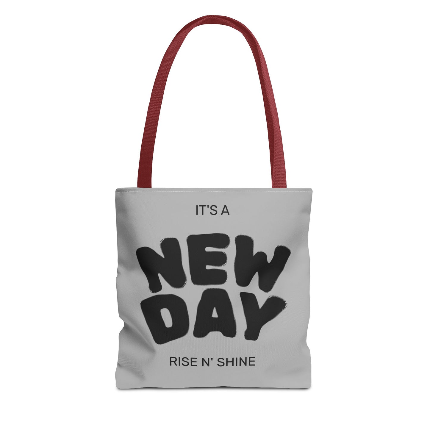 Joyful New Day Tote Bag - Inspirational Quote Carryall