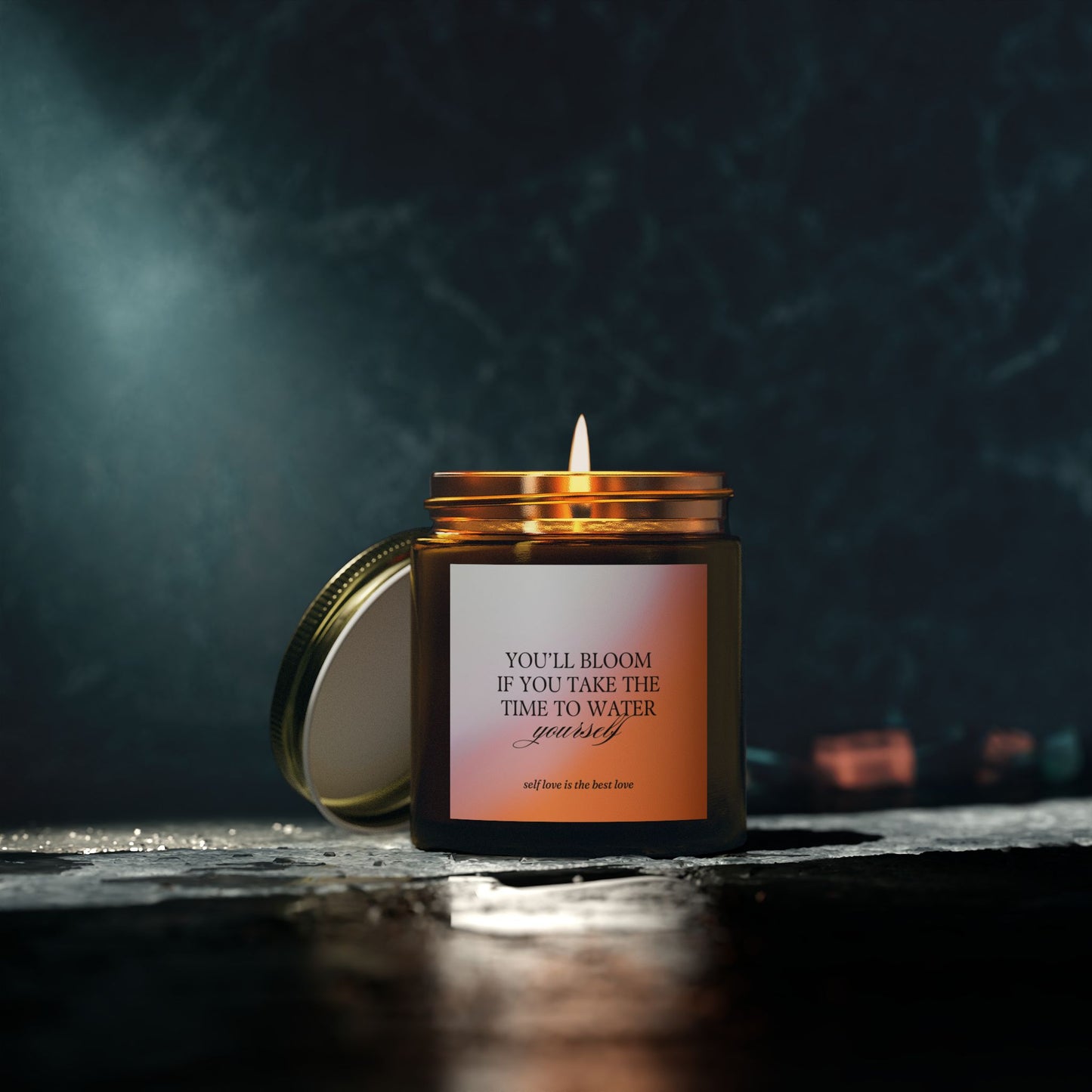 Scented Candles - Self Love Collection - Coconut Apricot Wax (4oz, 9oz)