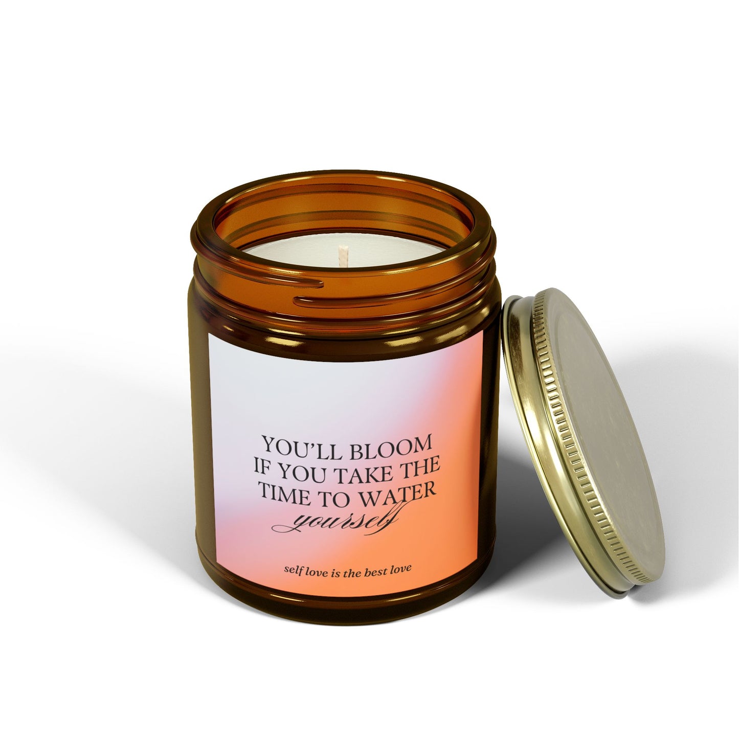 Scented Candles - Self Love Collection - Coconut Apricot Wax (4oz, 9oz)