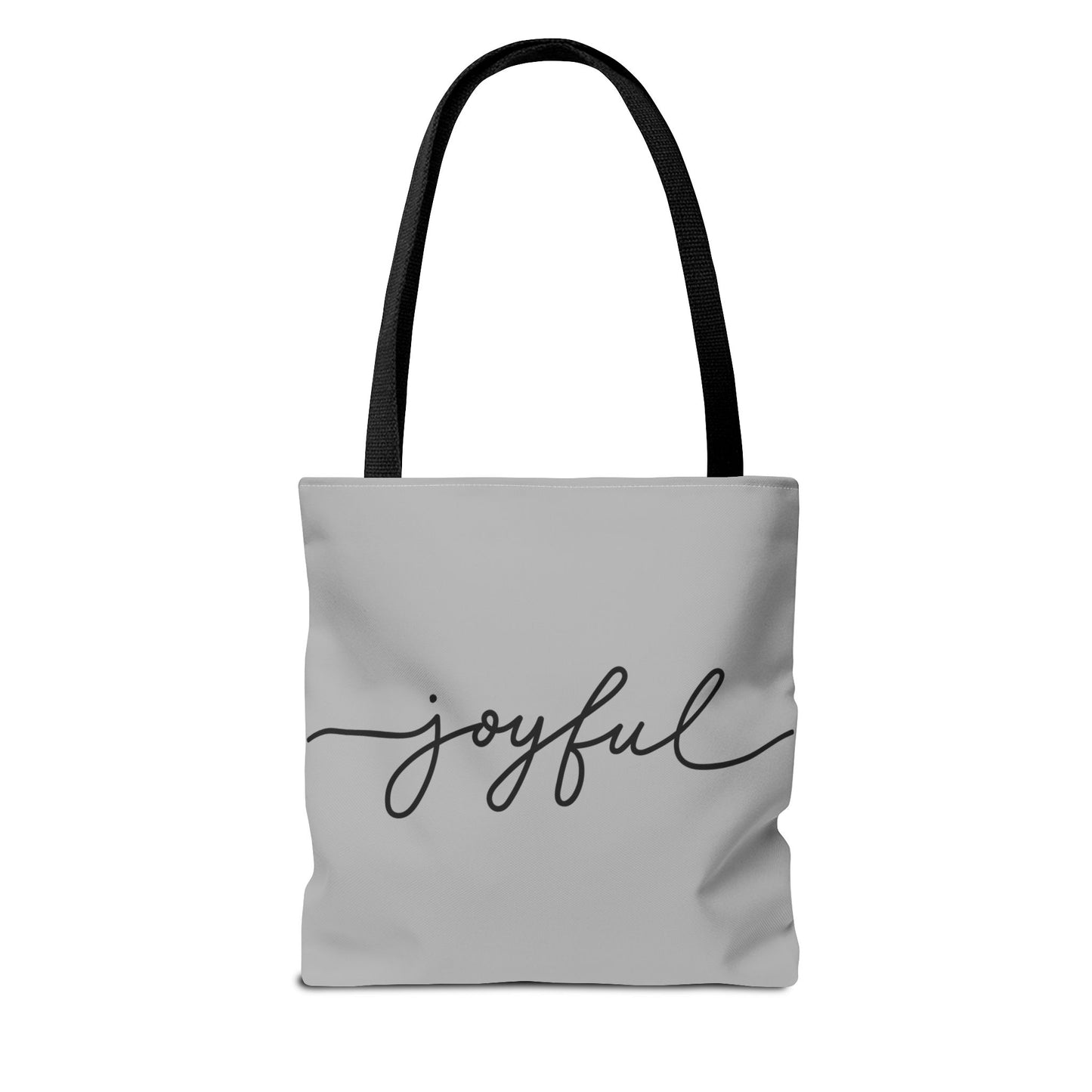 Joyful New Day Tote Bag - Inspirational Quote Carryall