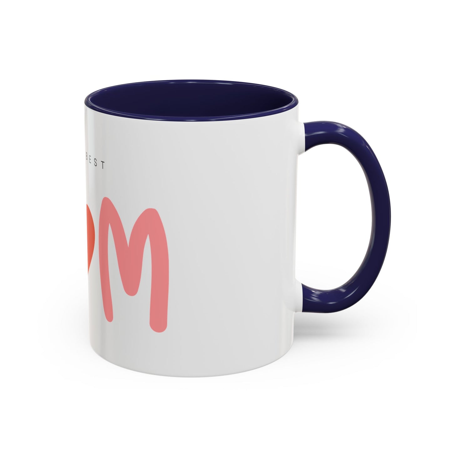 Mom Love Accent Coffee Mug - Perfect Gift for Mother's Day
