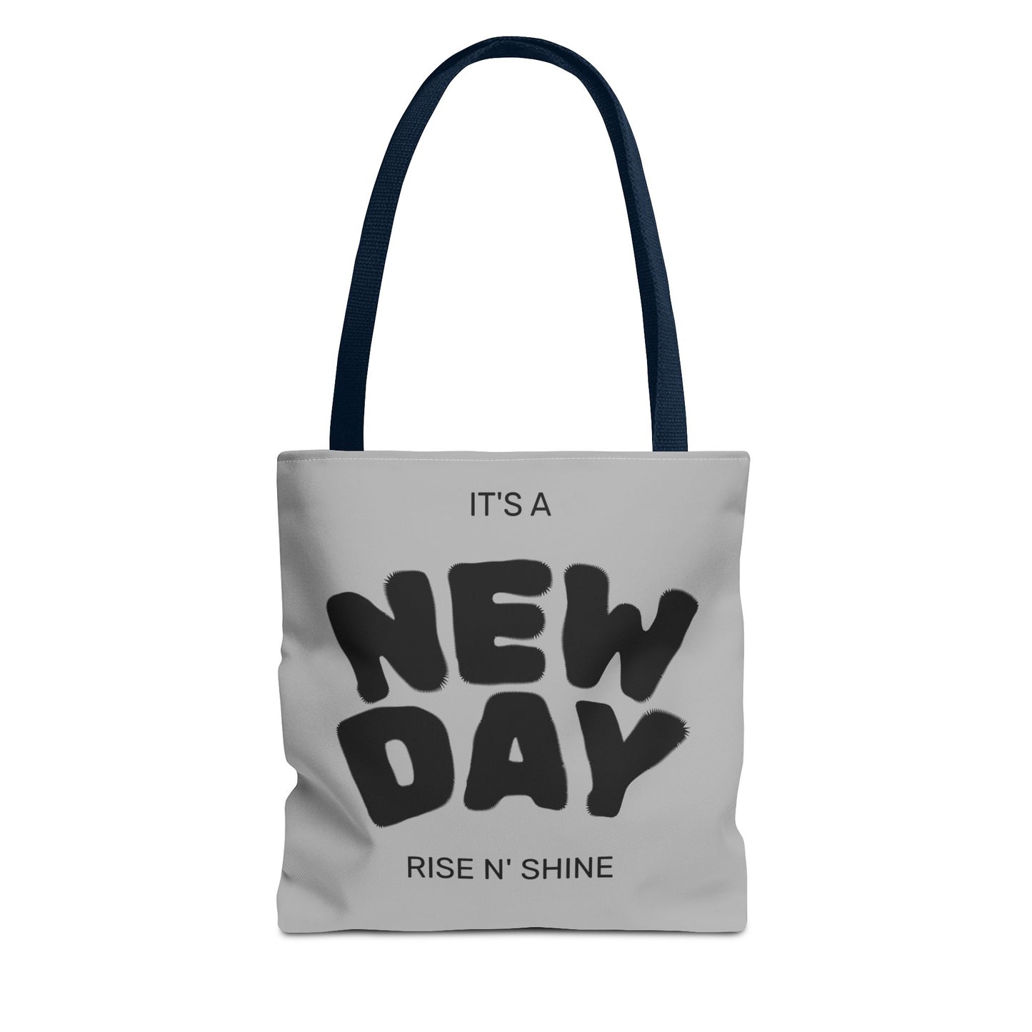 Joyful New Day Tote Bag - Inspirational Quote Carryall