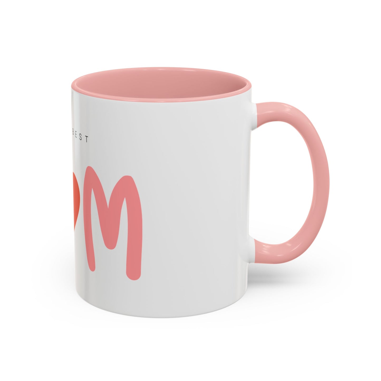 Mom Love Accent Coffee Mug - Perfect Gift for Mother's Day