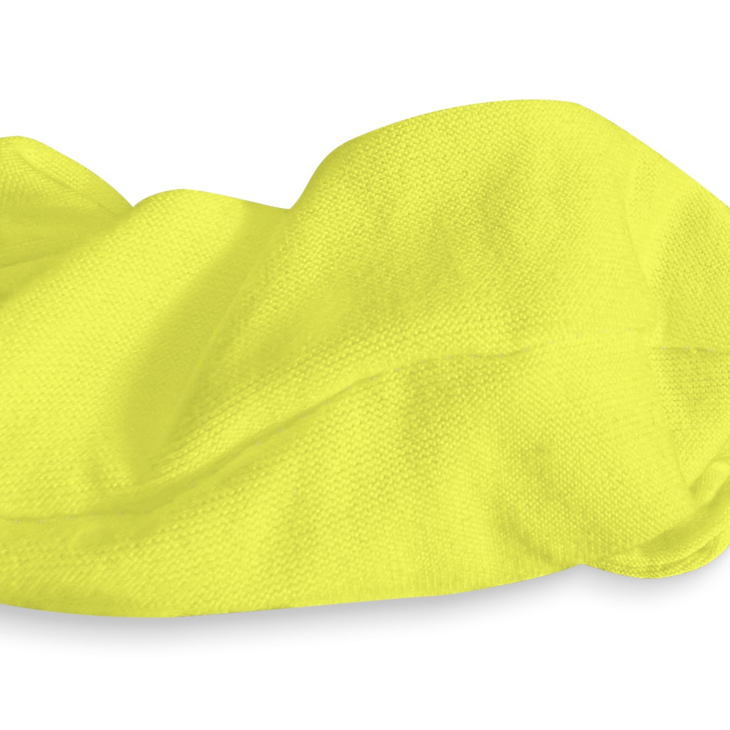 Vibrant Neon Yellow Scrunchie - Hair Accessory for Casual Style and Fun Occasions