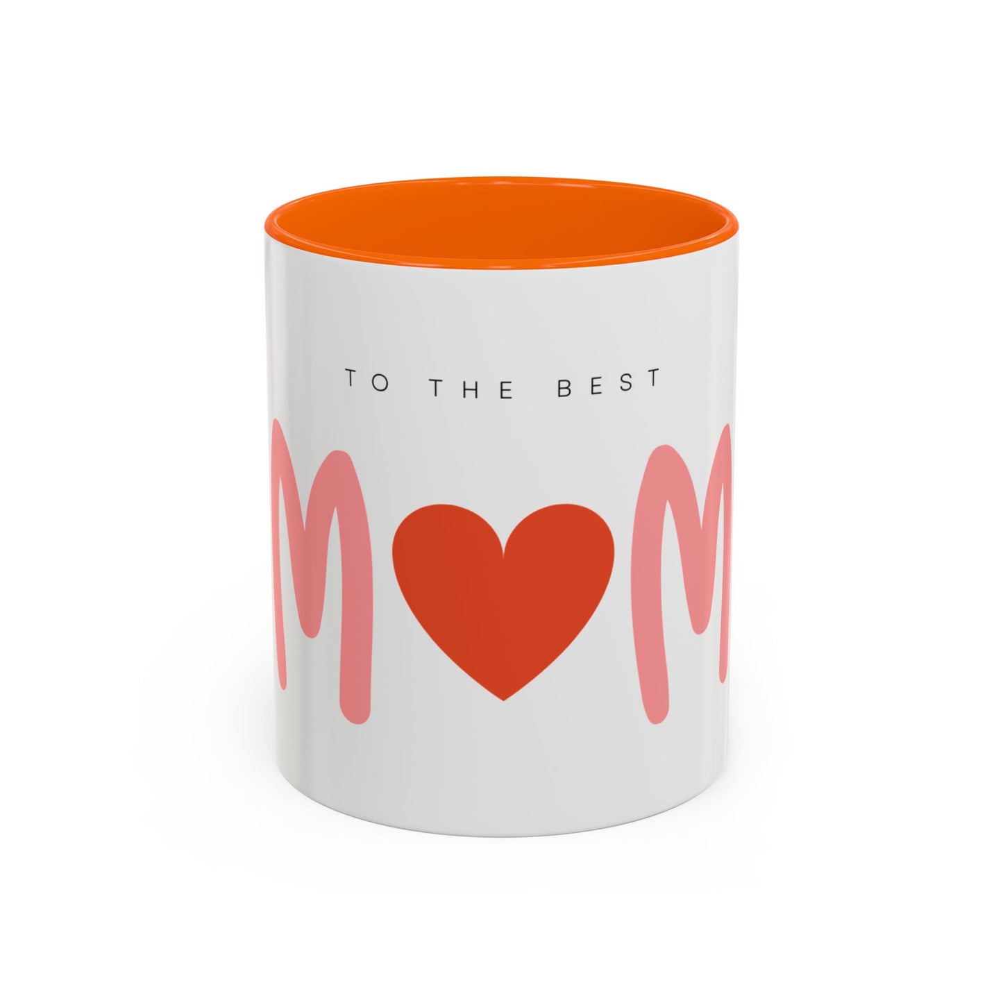 Mom Love Accent Coffee Mug - Perfect Gift for Mother's Day