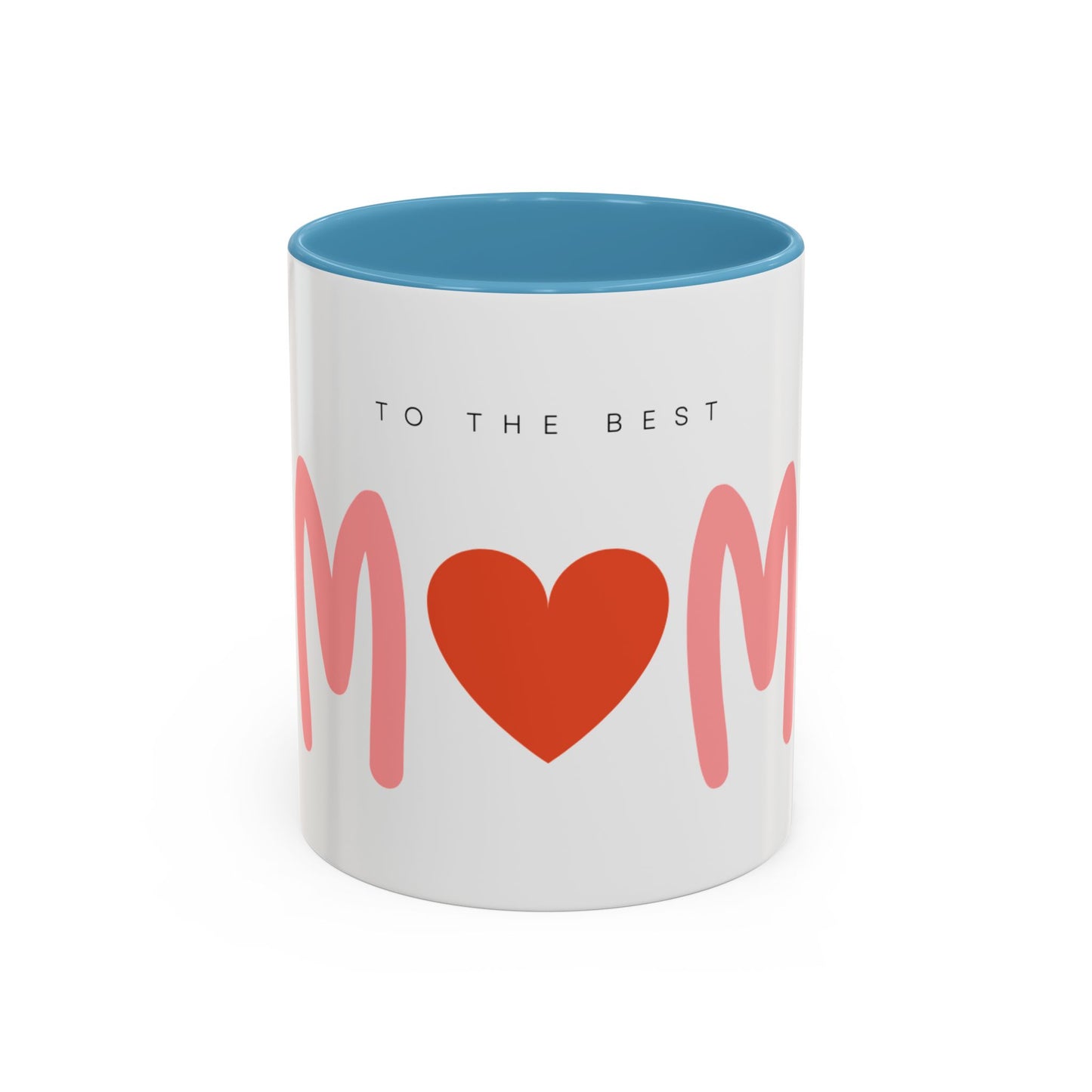 Mom Love Accent Coffee Mug - Perfect Gift for Mother's Day