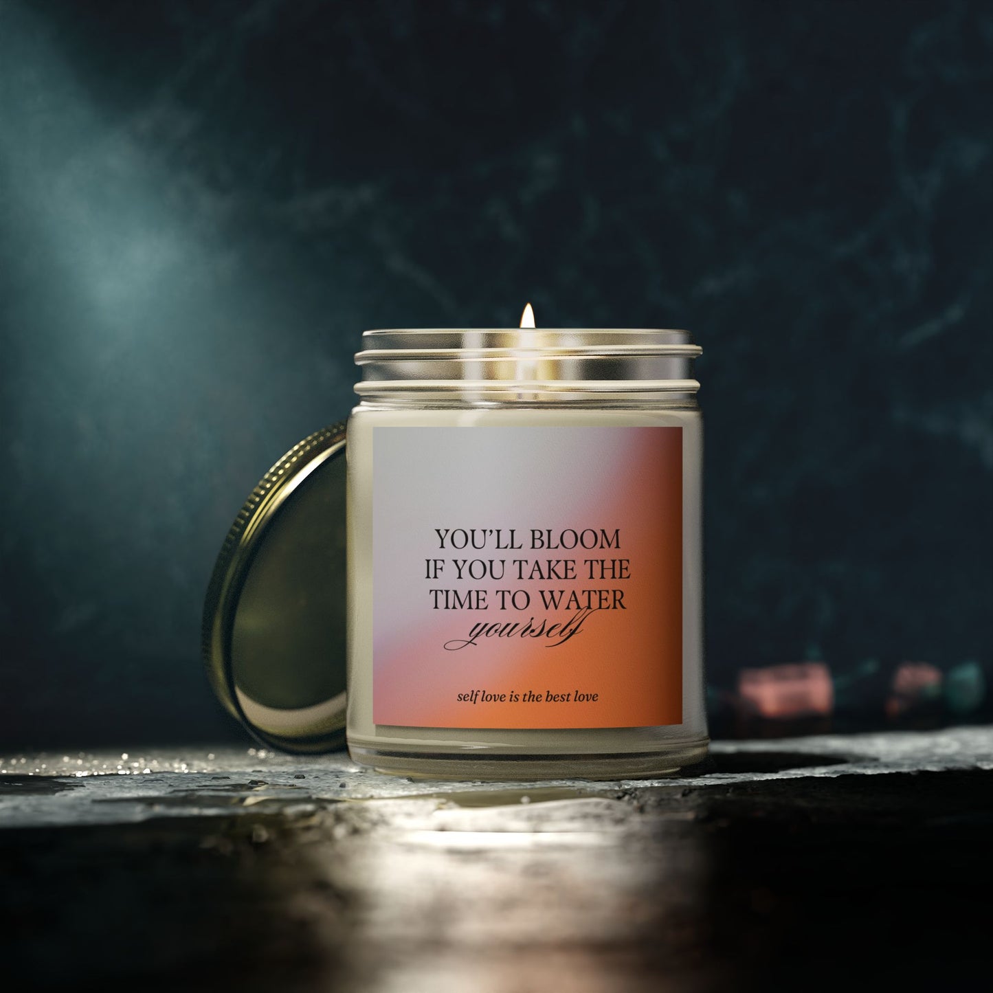 Scented Candles - Self Love Collection - Coconut Apricot Wax (4oz, 9oz)
