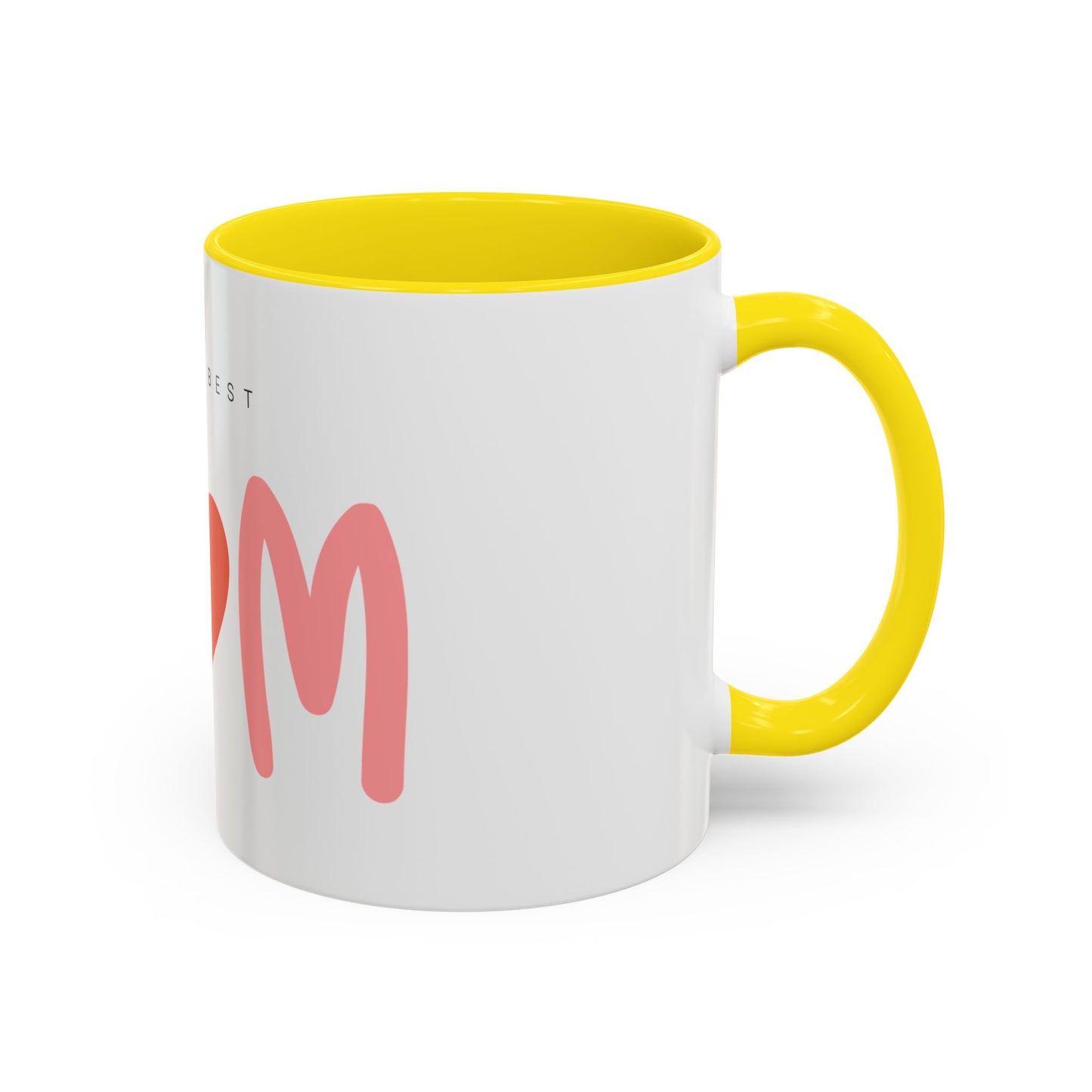 Mom Love Accent Coffee Mug - Perfect Gift for Mother's Day