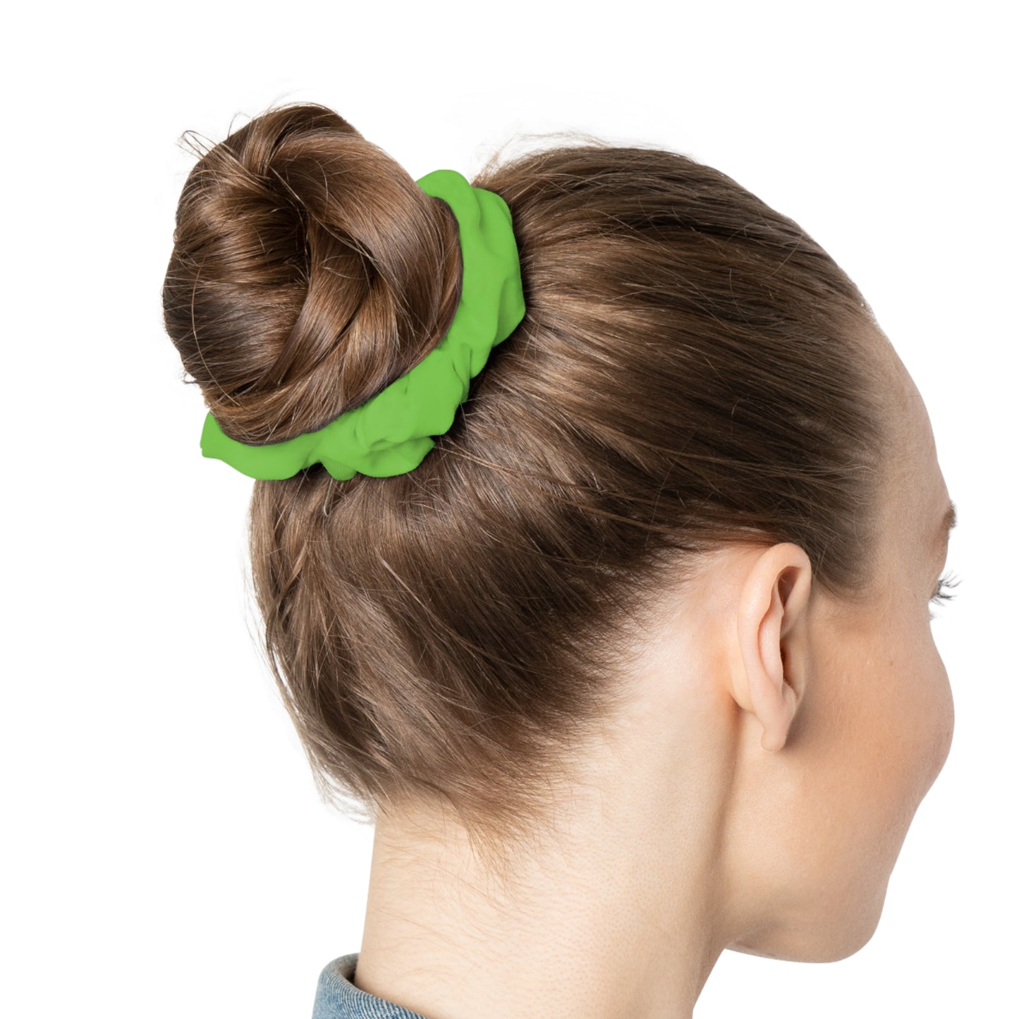 Vibrant Green Scrunchie - Perfect Hair Accessory for Everyday Style