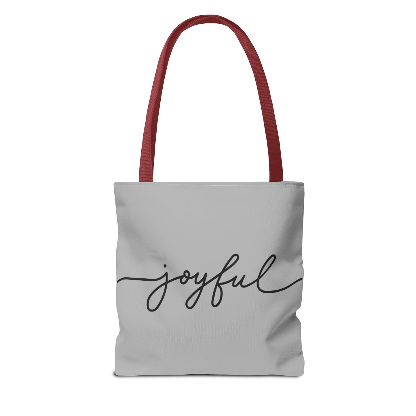 Joyful New Day Tote Bag - Inspirational Quote Carryall
