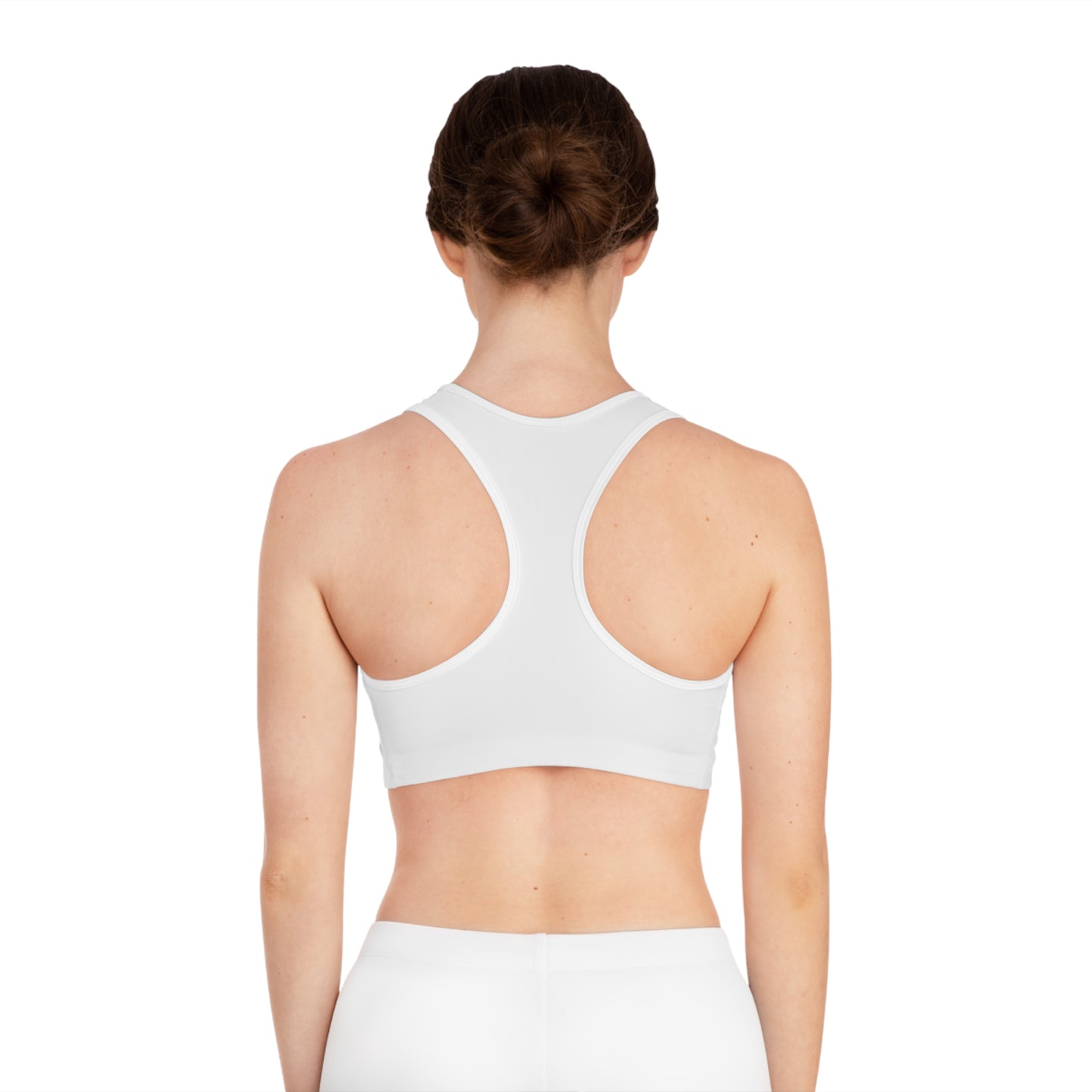 Comfortable White Sports Bra for Active Lifestyle