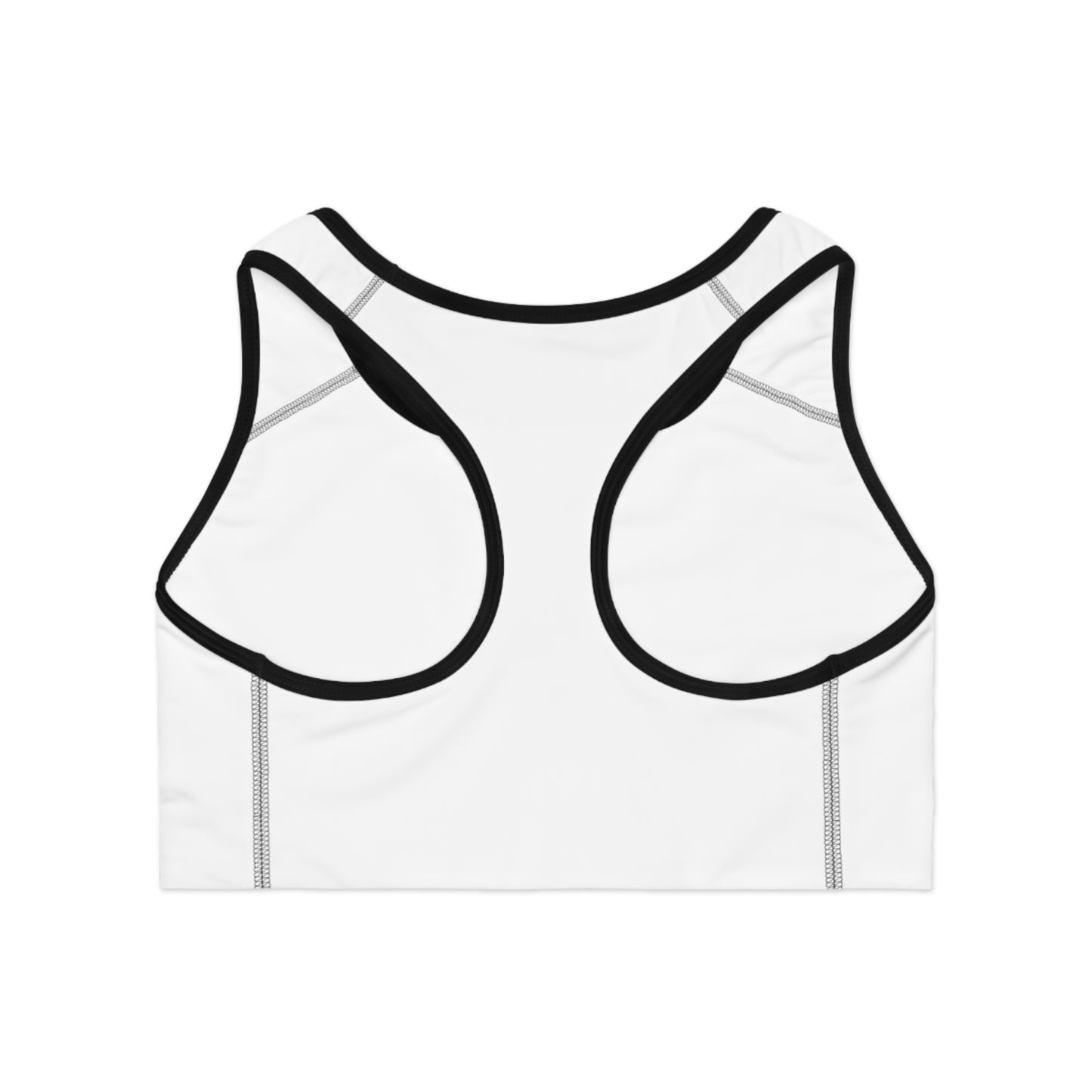 Comfortable White Sports Bra for Active Lifestyle