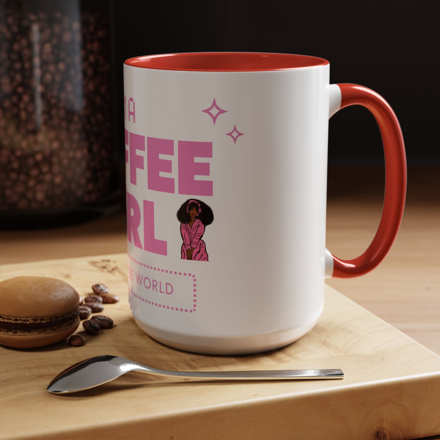 I'm a Coffee Girl Accent Mug – Perfect Gift for Coffee Lovers