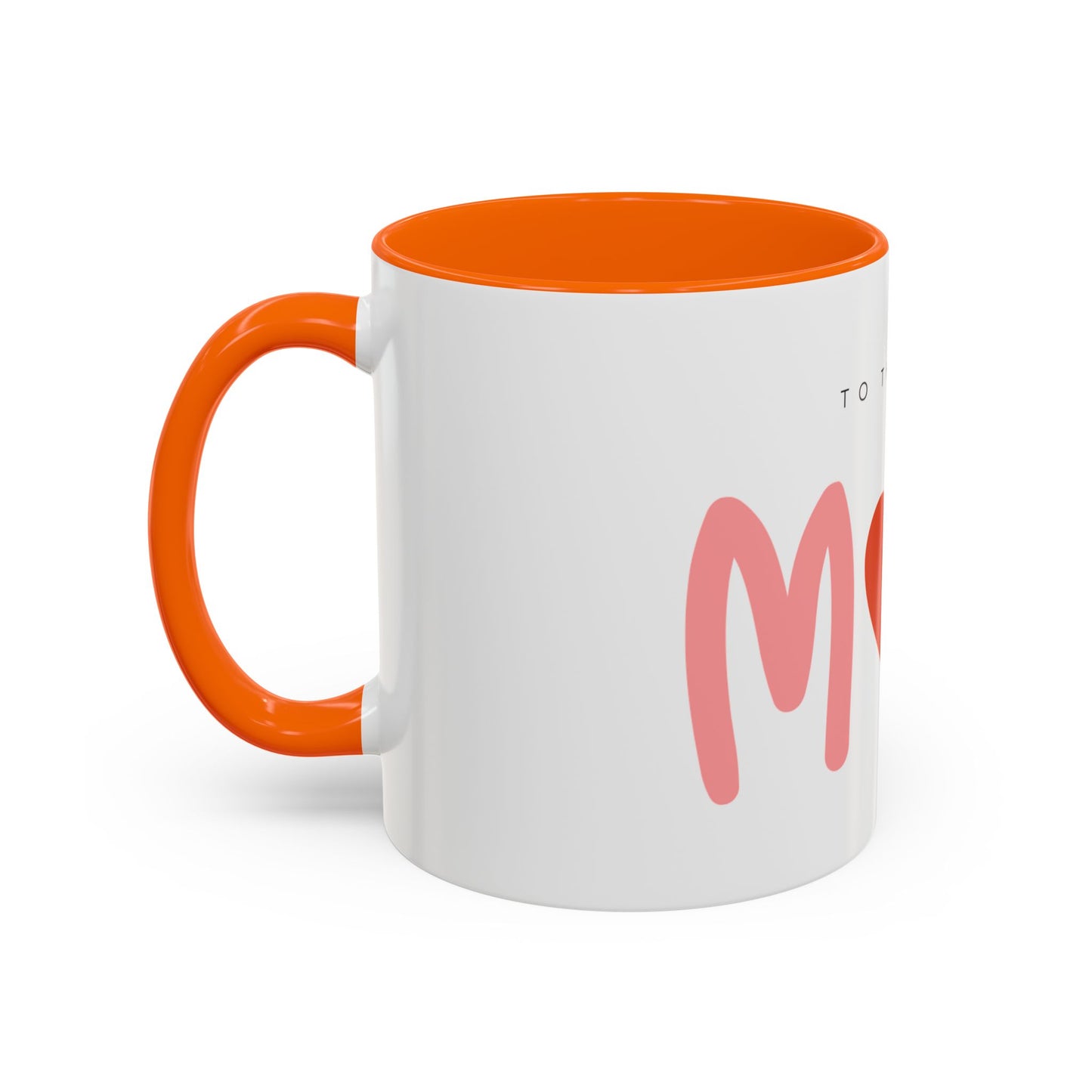 Mom Love Accent Coffee Mug - Perfect Gift for Mother's Day