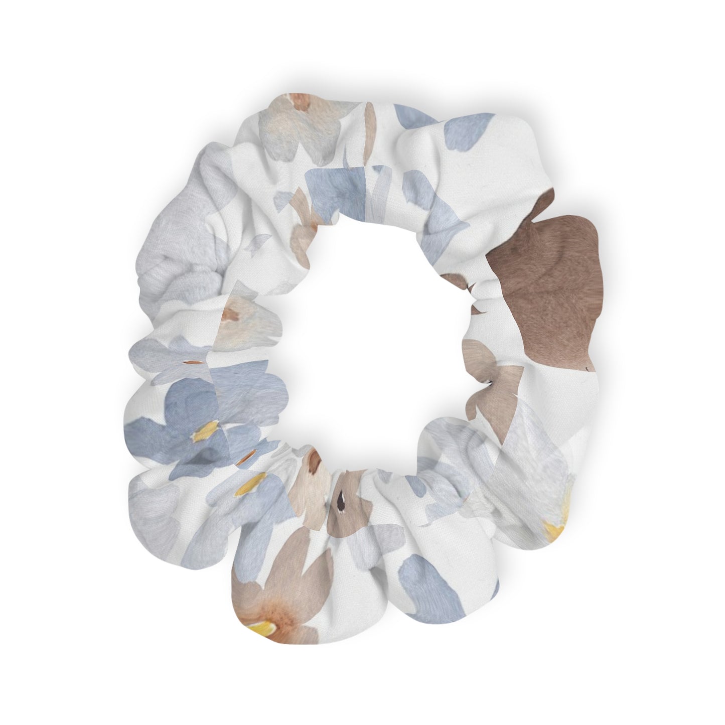 Floral Print Scrunchie - Stylish Hair Accessory for Everyday Wear