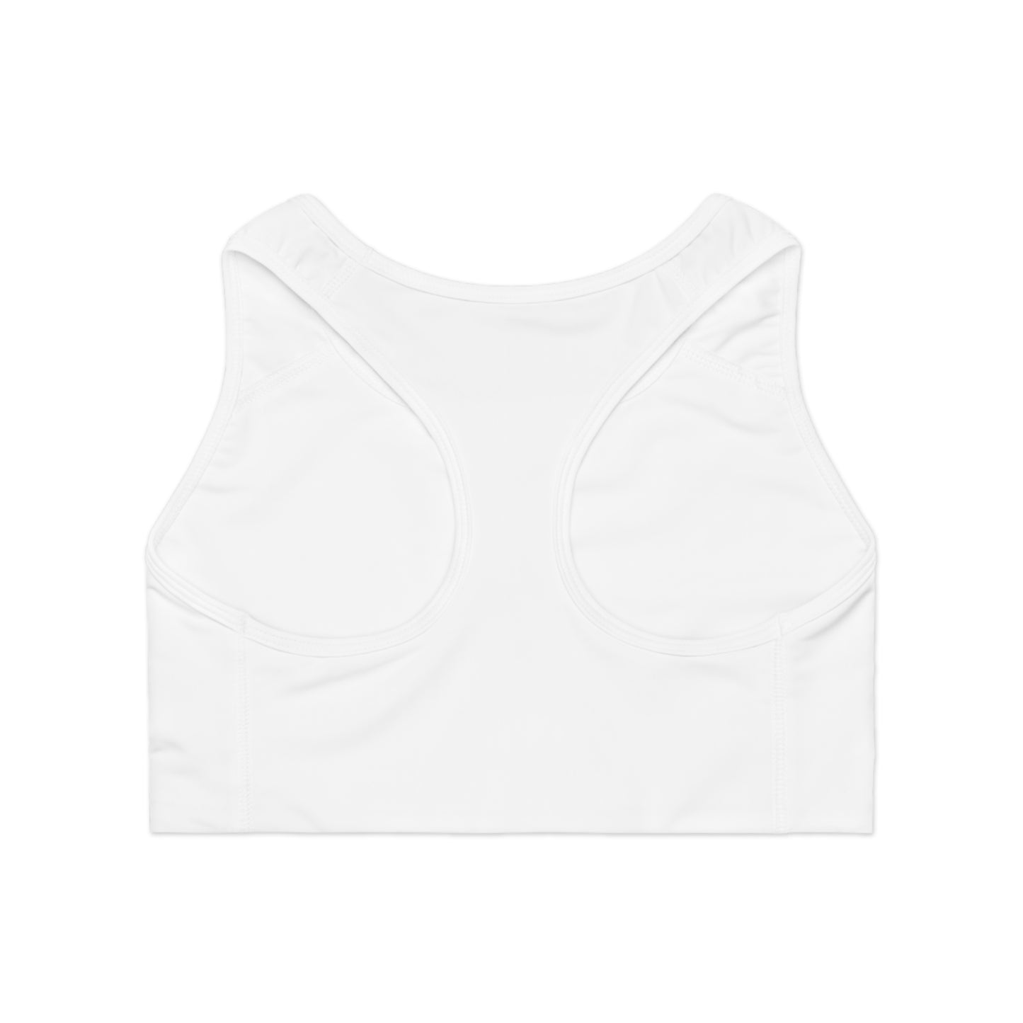 Comfortable White Sports Bra for Active Lifestyle