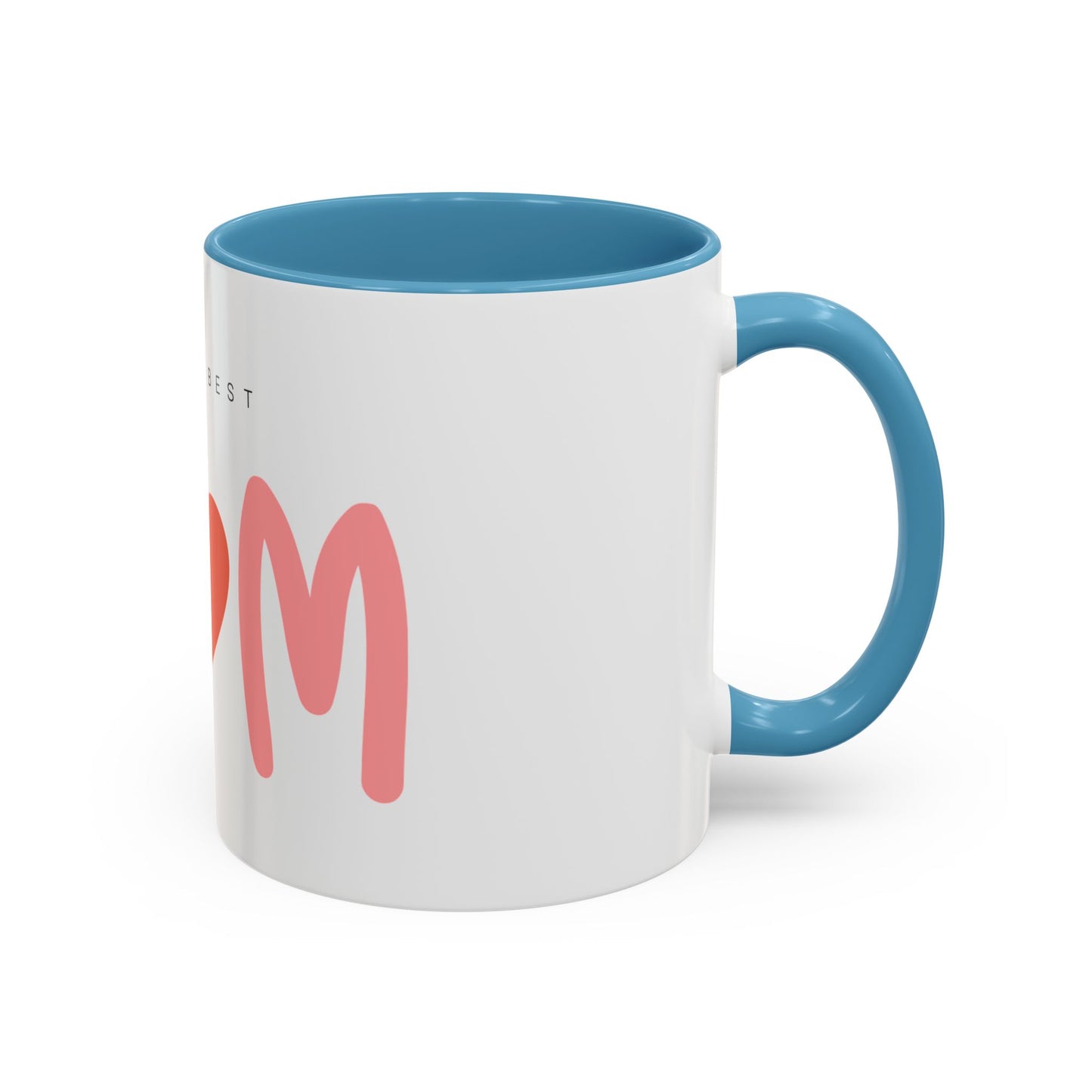 Mom Love Accent Coffee Mug - Perfect Gift for Mother's Day