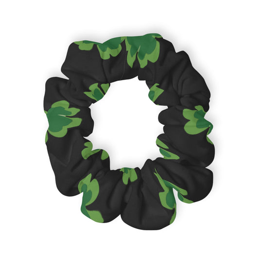 Lucky Clover Green Scrunchie | Stylish Hair Accessory for St. Patrick's Day