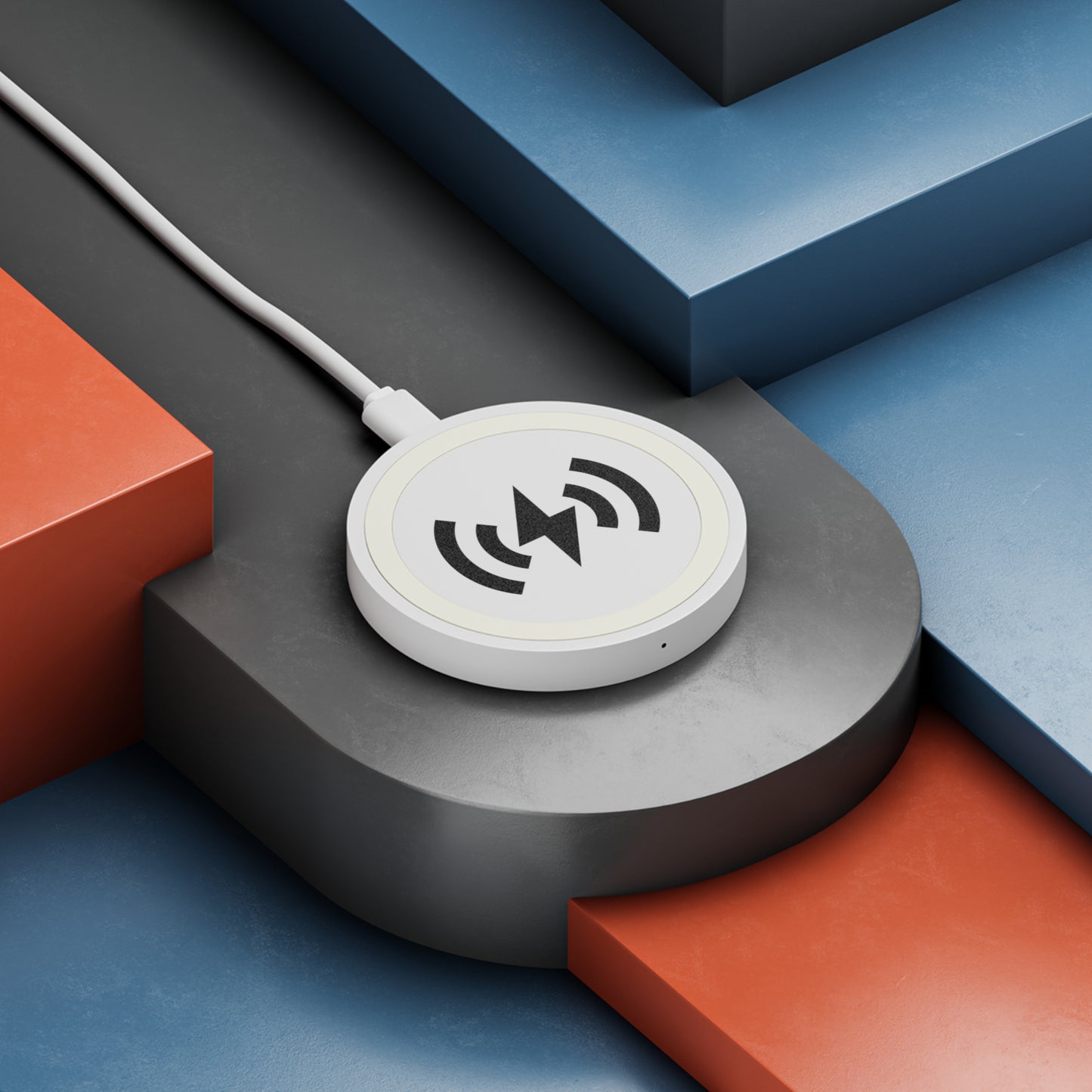 Quake Wireless Charging Pad - Stylish Fast Charger for Home & Office