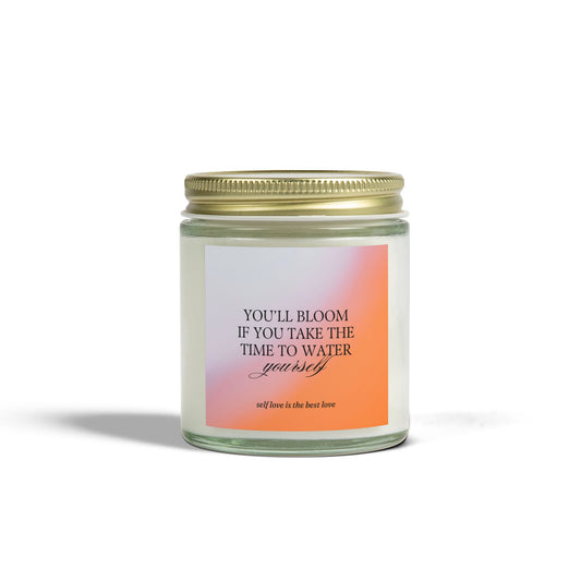 Scented Candles - Self Love Collection - Coconut Apricot Wax (4oz, 9oz)