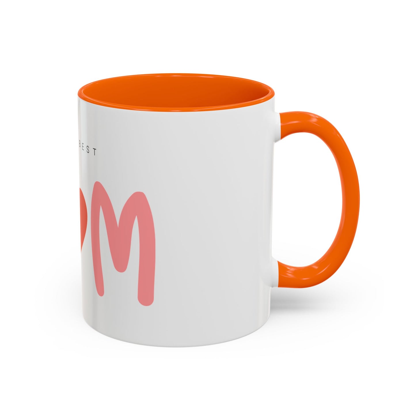 Mom Love Accent Coffee Mug - Perfect Gift for Mother's Day